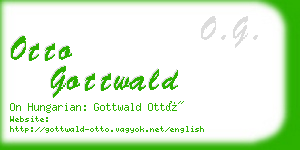 otto gottwald business card